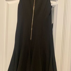 Gorgeous Calvin Klein dress wedding guest season gold zipper